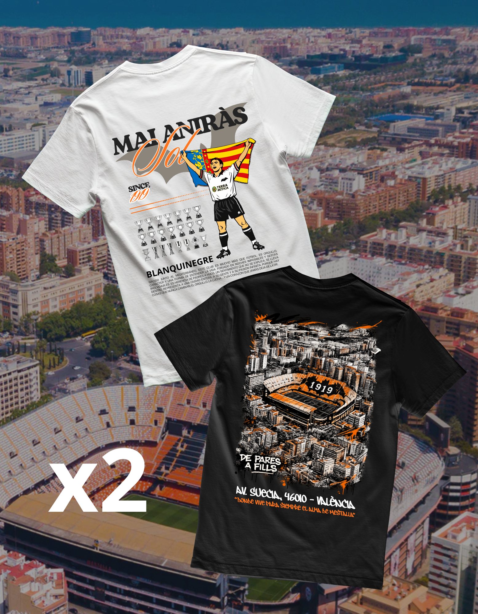 Pack de 2 – MAI ANIRÀS SOL